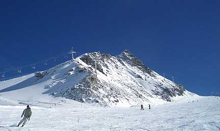 Ski-Urlaub im Mayrhofen 2006 - Bild vom Hintertuxer Gletscher